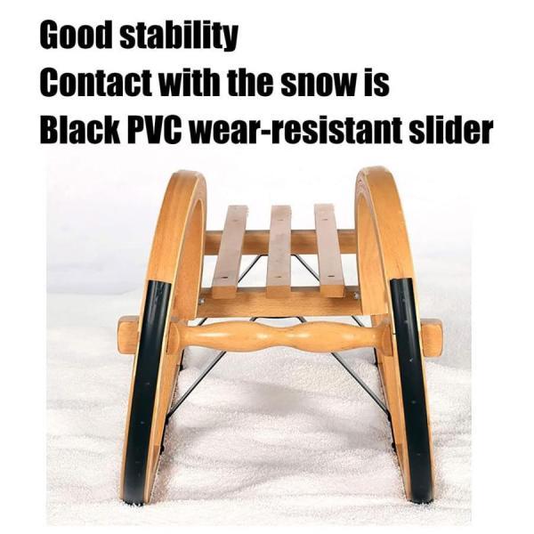 限定品 木製そり、スポーツスキー板、木製そりブナ材、下部PVC耐摩耗性スライダー、スノーボード、雪そり、アイススケート、150KG雪装備に耐えることができ、屋外高地冬 【NA9153290162】(32817円)