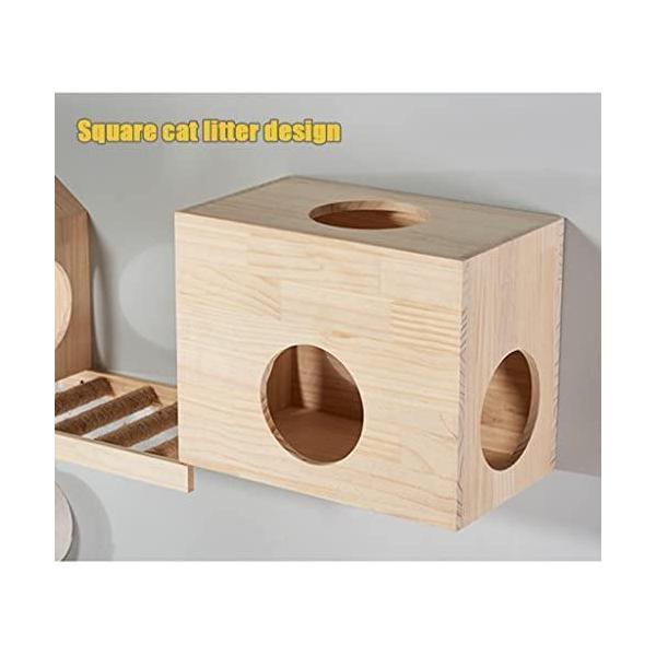 大型高級ペット猫アクティビティ家具壁掛け無垢材猫登山フレーム猫引っかき柱猫巣ジャンプ台登山ラダー吊り橋猫ラックセット 大型高級ペット猫アクティビティ家具壁掛け無垢材猫登山フレーム猫引っかき柱猫巣ジャンプ台登山ラダー吊り橋猫ラックセット