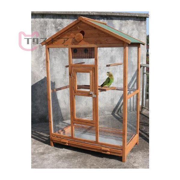新入荷!!【日本未発売】 高品質★鳥小屋 木製鳥かご 大型飼育ケージ 整理しやすい 快適な空間 屋外用 鳥小屋 鳥用品 網目の間隔 逃げ出防止 多機能 【IQY8988990794】(32228円)