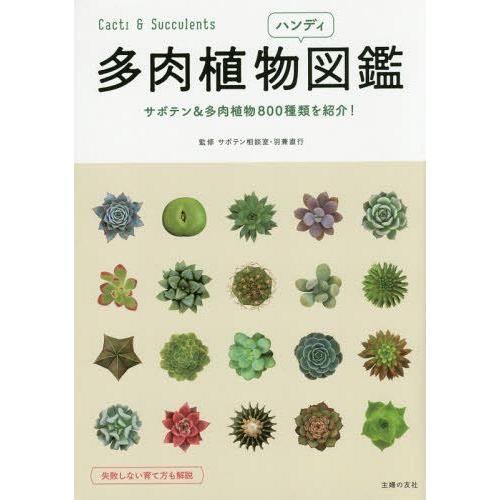 [本/雑誌]/多肉植物ハンディ図鑑 サボテン&多肉植物800種類を紹介!/羽兼直行/監修｜neowing