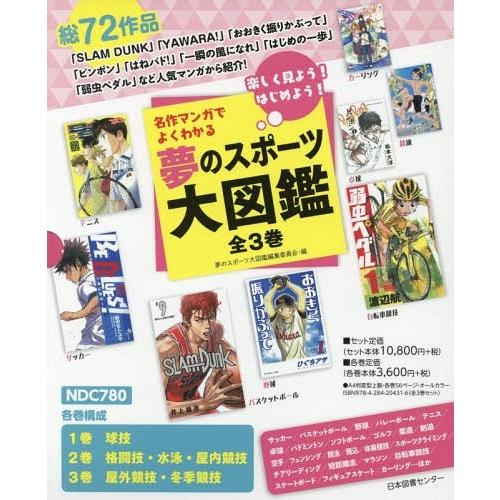 【送料無料】[本/雑誌]/名作マンガでよくわかる夢のスポーツ大図鑑 楽しく見よう!はじめよう! 3巻セット/夢のスポーツ大図鑑編集委員会/編｜neowing