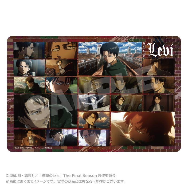 2026/08発売 [グッズ]/進撃の巨人 メモリーズ デスクマット リヴァイ