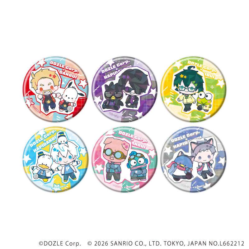 2026/08発売 [グッズ]/ホログラム缶バッジ (57mm) 「ドズル社×はぴだん