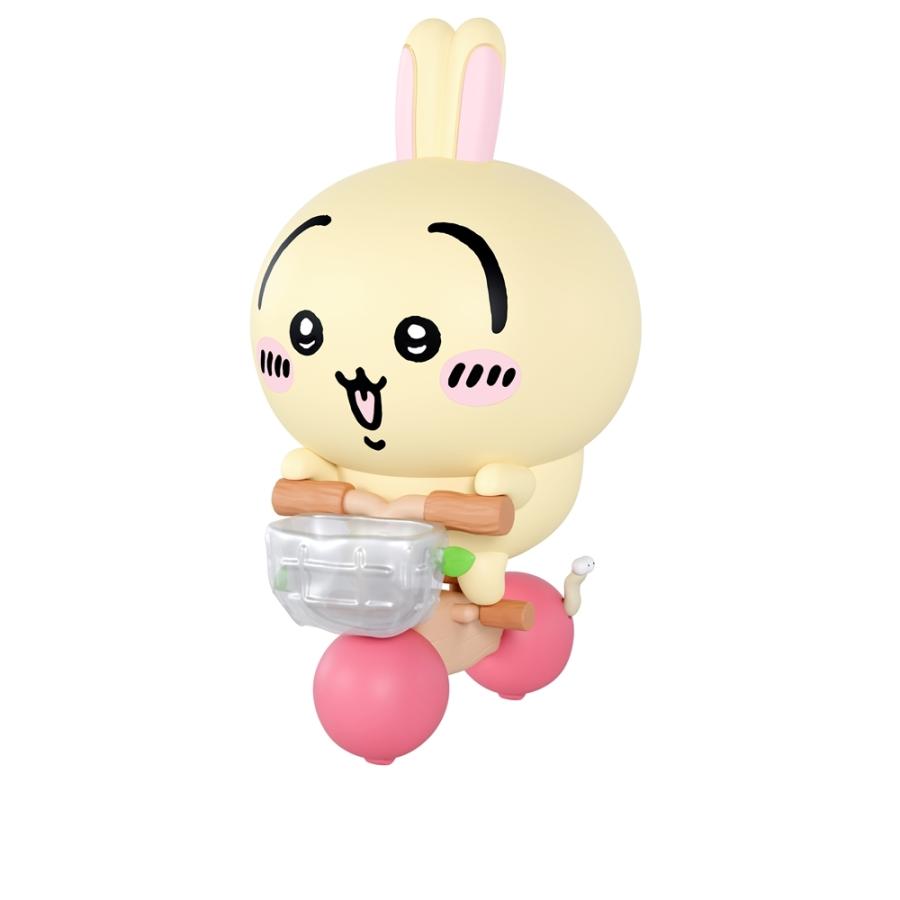 2027/01発売 [グッズ]/ちいかわ ちいプラ うさぎと自転車【グレイ