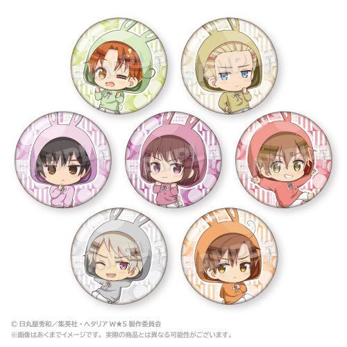 2026/02発売 [グッズ]/ヘタリア World☆Stars トレーディング 缶バッジ