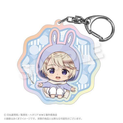 2026/02発売 [グッズ]/ヘタリア World☆Stars ホログラムキーホルダー