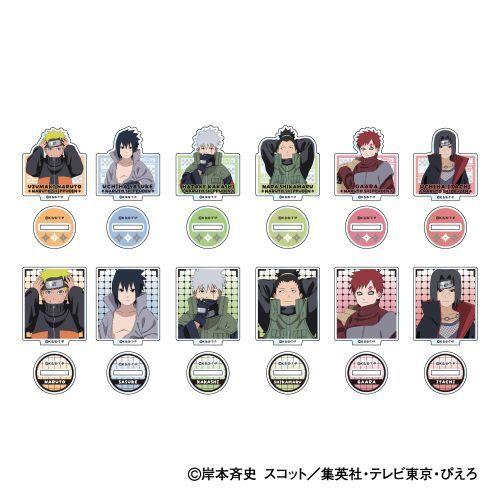 Naruto ミニ缶バッジ　アクリルスタンド　まとめ　15点セット 送料無料】2026/03発売 [グッズ]/NARUTO -ナルト- 疾風伝 ミニアクリル