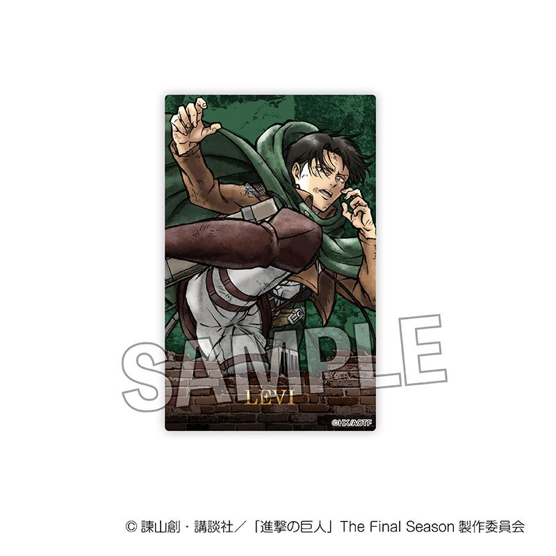 2026/03発売 [グッズ]/進撃の巨人 激高!! アクリルカード リヴァイ