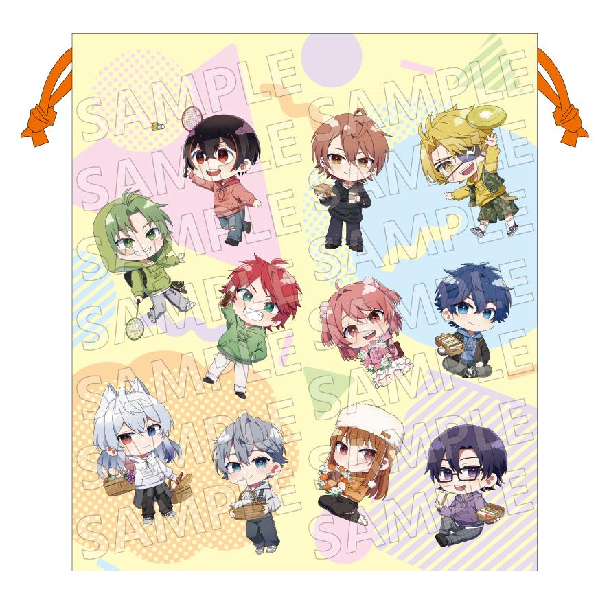 2026/04発売 [グッズ]/カラフルピーチ きんちゃく からぴちピクニック