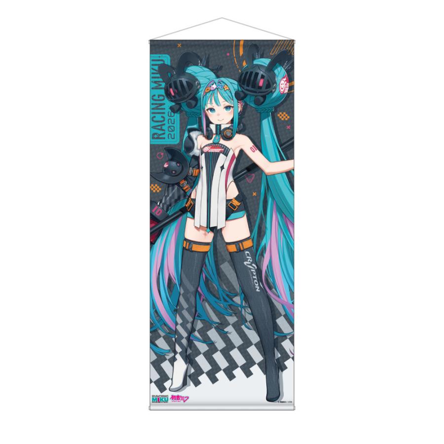 【激レア新品未開封】C78初音ミク等身大タペストリー 送料無料】2026/03発売 [グッズ]/初音ミク レーシングミク 2026 Ver