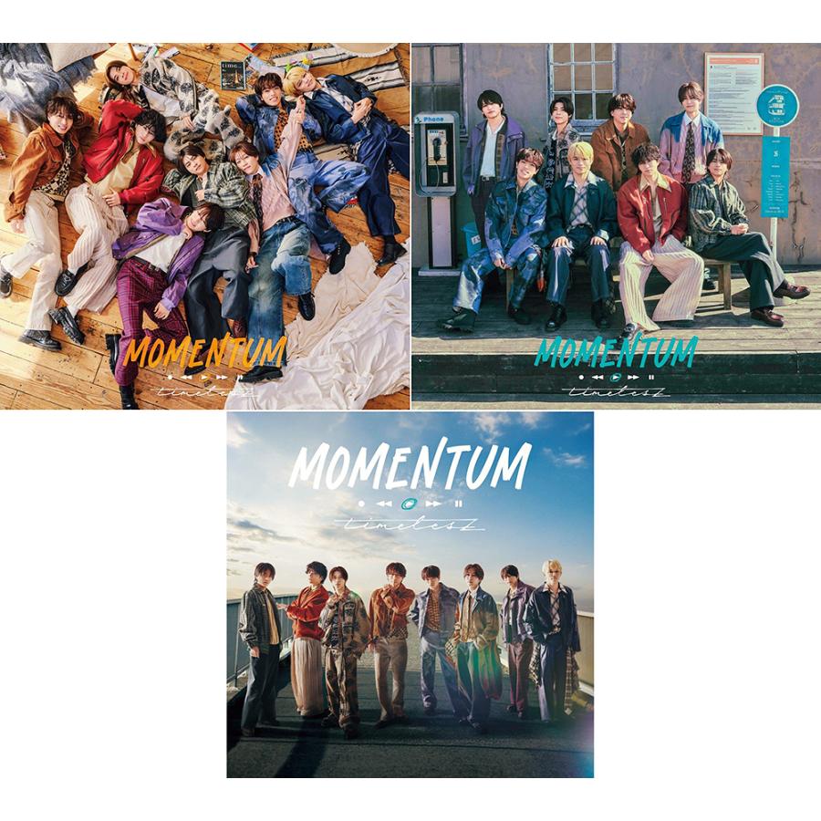 送料無料】[CD]/timelesz/【同時購入特典付き】MOMENTUM [Blu-ray付