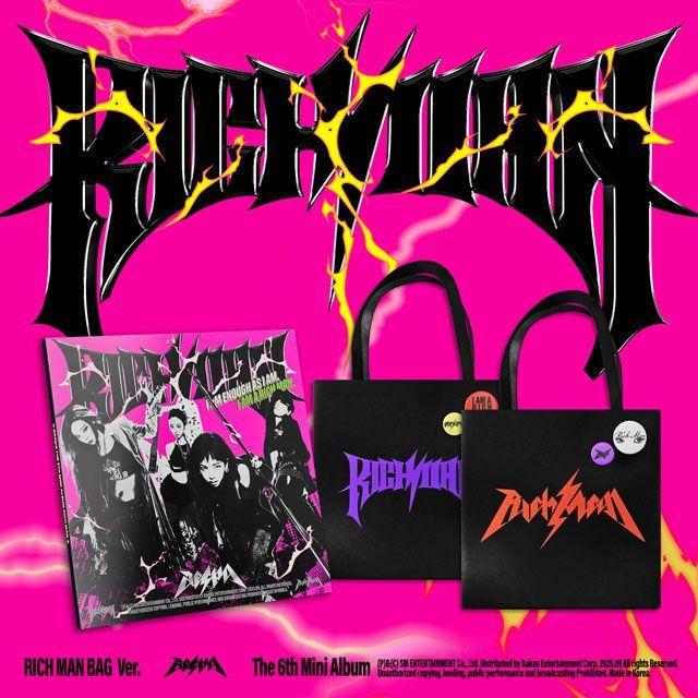 送料無料】[CD]/aespa/リッチ・マン (6th Mini Album) (RICH MAN BAG