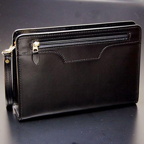 格安 セカンドバッグ メンズ 本革 日本製 軽量 クラッチバッグ ブラック 人気満点 Klientsoft Com