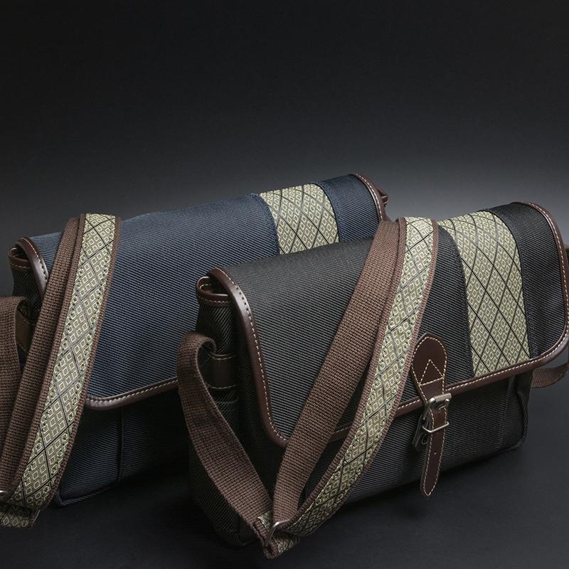 ショルダーバッグ メンズ 斜めがけ 日本製 豊岡製鞄 豊岡 かばん ウスマチ 菱文様 和柄 混紡 横型 ａ4 Hn T 010 Nep ネップ 通販 Yahoo ショッピング