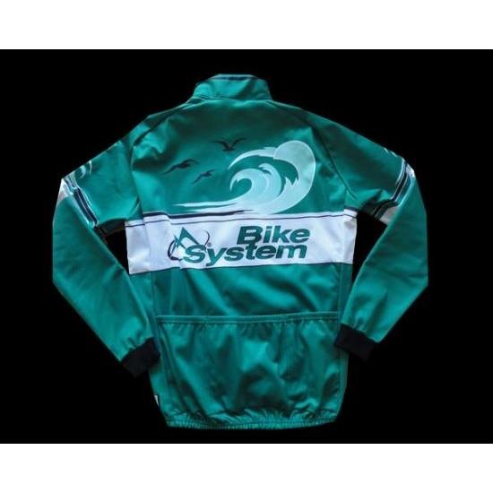 自転車　サイクルジャケット　長袖冬用　イタリア製　緑　グリーン　ウィンドテックスウィンター｜nepdstore｜03
