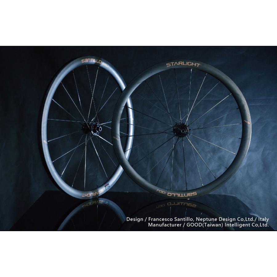 サンティッロチクリ　オリジナルホイール　前後セット（AW 38 wheels Santillo Cicli Starlight ） | 