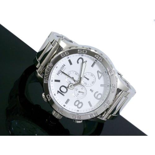 《新品未使用》ニクソン NIXON 腕時計 クロノグラフ A083-488 シルバー ホワイト｜nepick-apparel｜03