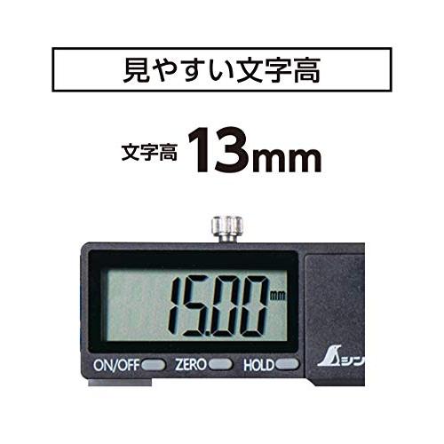 売上 シンワ測定(Shinwa Sokutei) デジタルノギス 大文字 2 300mm 19997