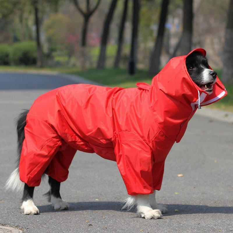 開店記念セール!】【開店記念セール!】犬用 レインコート ポンチョ 小型犬 中型犬 大型犬 ドッグウェア かわいい ペット 服 ウェア 雨具 防水 軽量 防水服 ドッグレインコート 犬服、アクセサリー Mサイズ 犬服 ペット服 レインコート 防水 防風 帽子付き パーカー 青