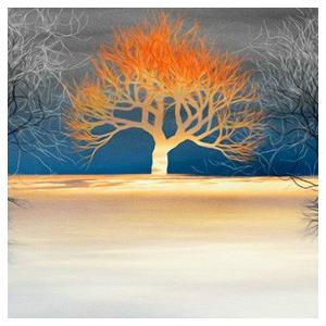 絵画「夕映えの木」 ジクレー版画 ヨーロッパで大人気 ネルバ作 114-242｜nerva｜02