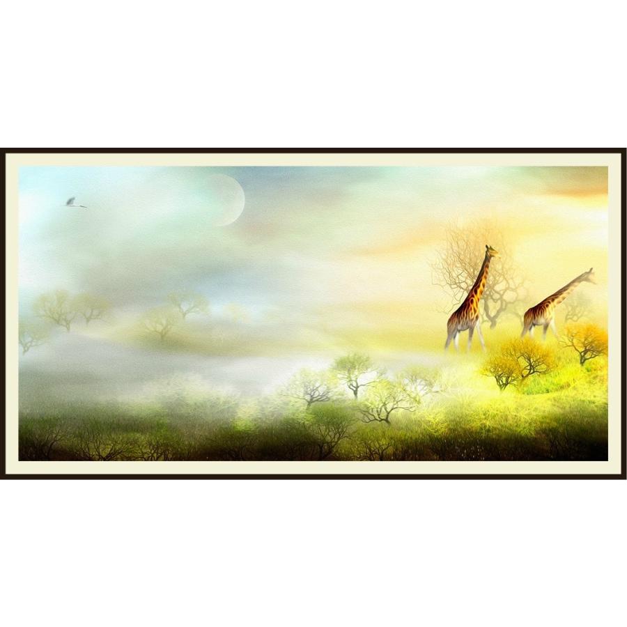 絵画 ネルバ作「霧のたちこめる朝」116-274 キャンバス・ジクレー版画｜nerva