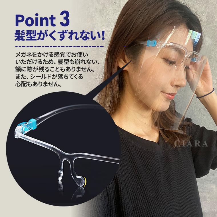 正規品 フェイスシールド 付替え 交換用シールド 10点 眼鏡型 効果 透明 マスク 眼科 医療用 フェイスガード 大人用 フェイスカバー 接客業 コンビニ 医療 Nk Shield10 シアラ ポーチ雑貨屋 通販 Yahoo ショッピング
