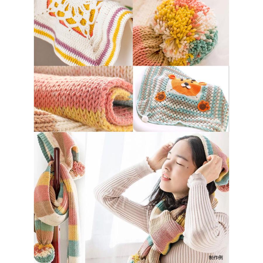 【お取り寄せ】( 手編み糸 福袋 ) 選べる 福袋 レインボー ケーキーヤーン(10個) Rainbow cake yarn │ 100g 23色 毛糸福袋 ※クーポン利用不可※_11
