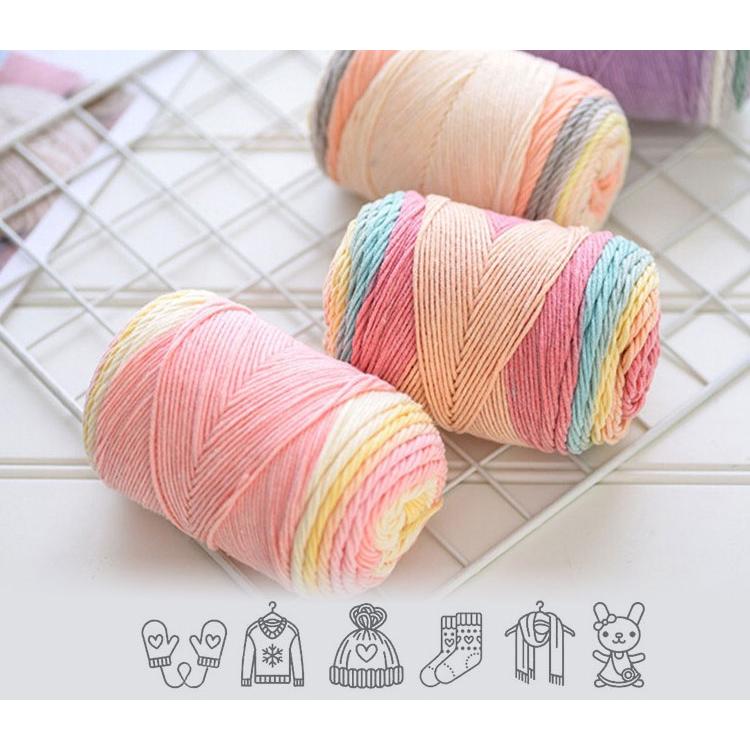 【お取り寄せ】( 手編み糸 福袋 ) 選べる 福袋 レインボー ケーキーヤーン(10個) Rainbow cake yarn │ 100g 23色 毛糸福袋 ※クーポン利用不可※_2
