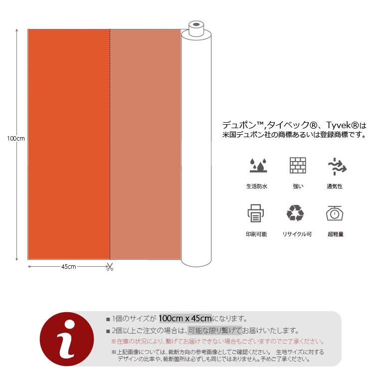 Tyvek(R) ) キャロットオレンジ Hard type タイベック(R) │ デュポン