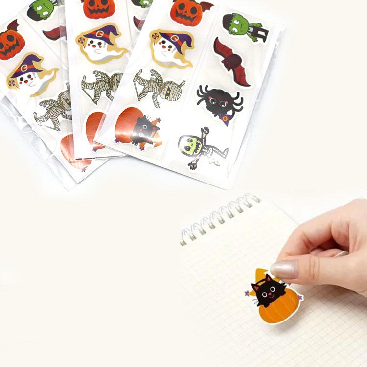 ( ステッカー )  ハロウィン パーティー ステッカー  16個 │ ハロウィンシリーズ【 商用利用可 】 |  | 05