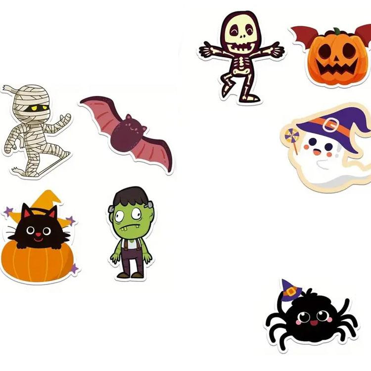 ( ステッカー )  ハロウィン パーティー ステッカー  16個 │ ハロウィンシリーズ【 商用利用可 】 |  | 06