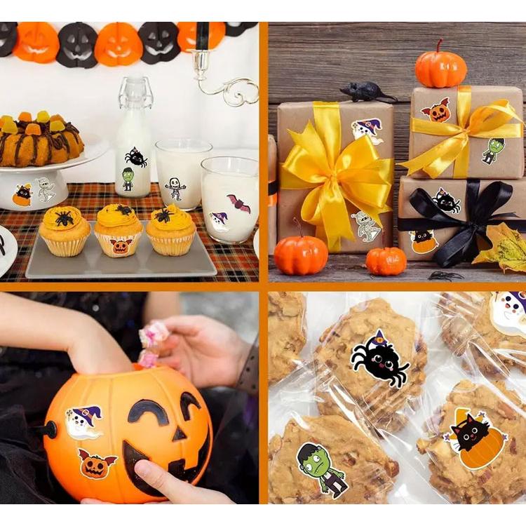 ( ステッカー )  ハロウィン パーティー ステッカー  16個 │ ハロウィンシリーズ【 商用利用可 】 |  | 07
