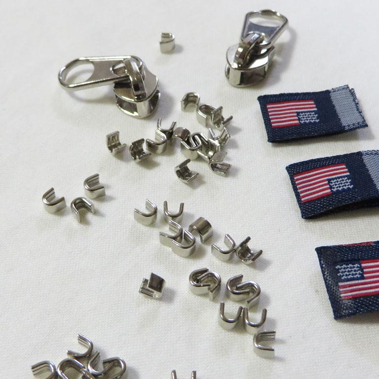 ファスナー止め具 ）オーダーカット3号/5号ファスナー止め具（30個