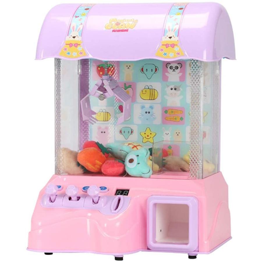 訳ありセール格安 Flycreat クレーンゲーム おもちゃ Ufoキャッチャー ぬいぐるみ 6個 Bgm 電動 音楽 Ledライト スピード調節 クレーン キャッチャ 在庫限り Studiostodulky Cz