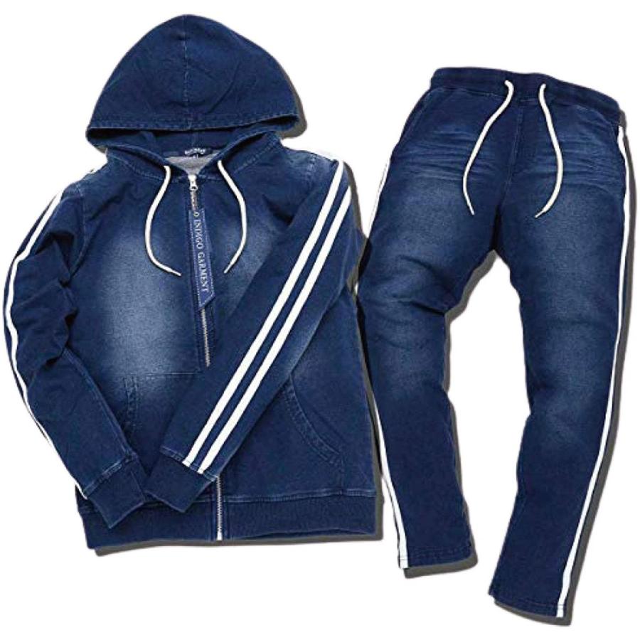 新作モデル Slowandeasy サイドライン 2本 カットデニム パーカー セットアップ ジャージ セット 上下 トラックジャケット ジョガーパンツ 最新の激安 Mail Alrayan University Edu Ye