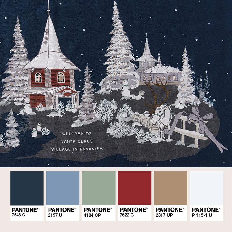 リネン Welcom To Santa Village ウェルカムトゥーサンタビレッジ リネン 世界を旅する 商用利用可 Ja01ns ネスホーム 通販 Yahoo ショッピング