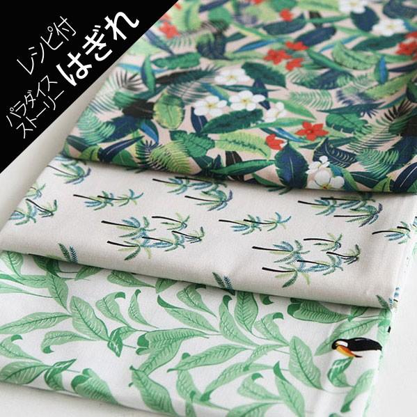 はぎれ3枚セット はぎれ パラダイスストーリーハギレセット ティッシュケースレシピ付き 生地 布 手作り はぎれ 福袋 手芸 Ja02ns261 ネスホーム 通販 Yahoo ショッピング