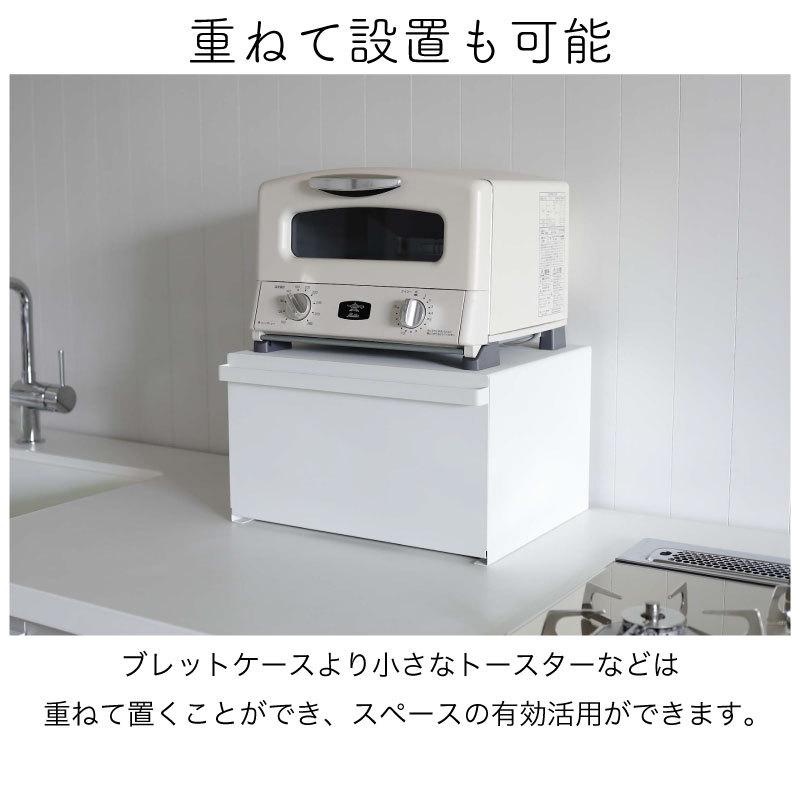 ブレッドケース パンケース 収納 大容量 27L 扉 パン 調味料 シンプル おしゃれ 収納 電子レンジ タワー TOWER ホワイト ブラック 山崎実業 4352 4353｜nest-grasshopper｜04