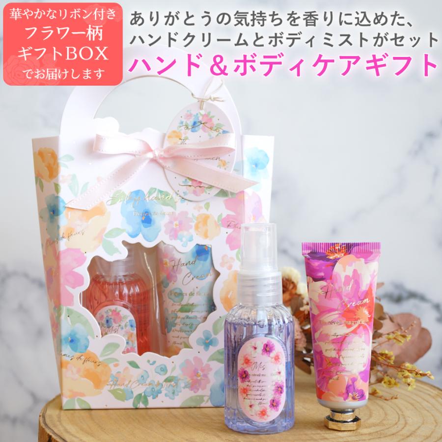 ハンドクリームセット ボディミスト プチギフト ハンドケア 退職 転勤