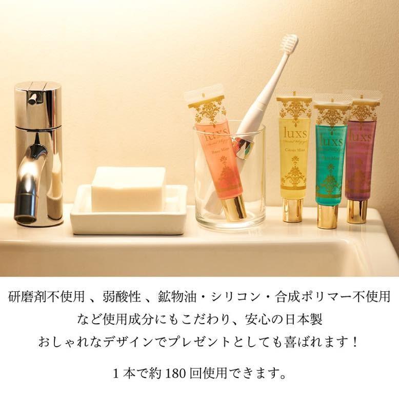 歯磨き粉 歯磨き ジェル オーガニック 研磨剤不使用 ミント シトラス 弱酸性 プレゼント ギフト 日本製 ノンシリコン 携帯用 ミニサイズ コンパクト Luxs 2 アウトドアと雑貨のグラスホッパー 通販 Yahoo ショッピング
