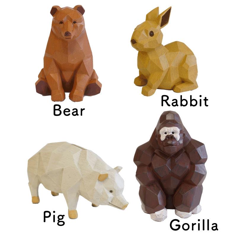 訳ありロシア民話『3匹の熊&白腹カササギ&ウサギの家』木製収納箱