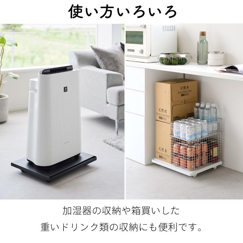 プリンターラック A4プリンター 台車 キャスター付き 取っ手付き ハンドル付き ストック収納 シンプル タワー  山崎実業 tower 2022 2023 | tower | 04