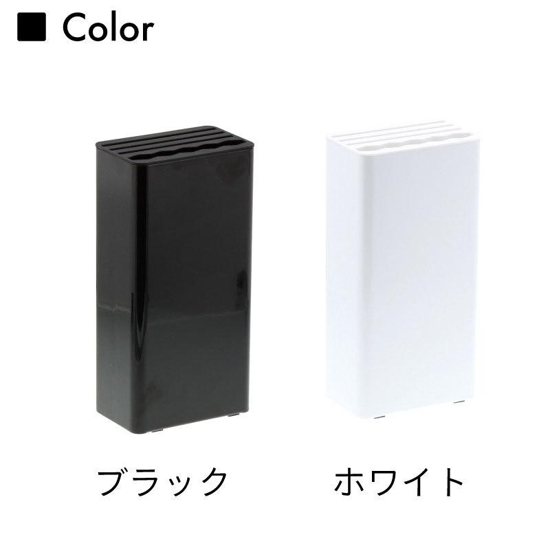 タワーキッチンナイフ ハサミ スタンド 包丁 ナイフ 収納 シンプル おしゃれ ホワイト ブラック スチール キッチンツール 3512 3513 山崎実業 |  | 05