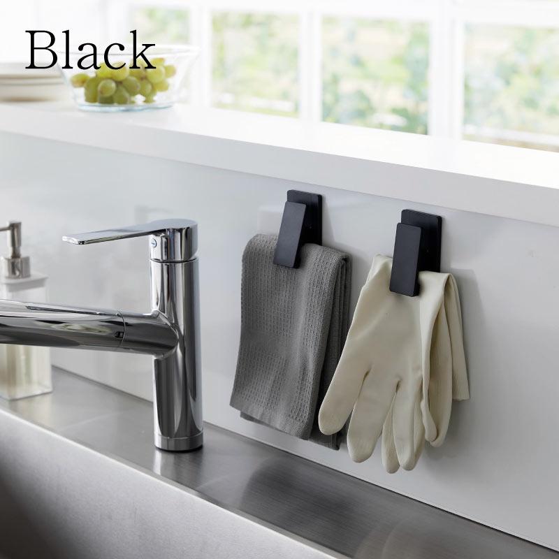 タワー マグネットクリップ 2個組  浮かせて収納 tower ホワイト ブラック 3669 3670 マグネット 収納 キッチン 浴室 洗面 山崎実業 | tower | 11