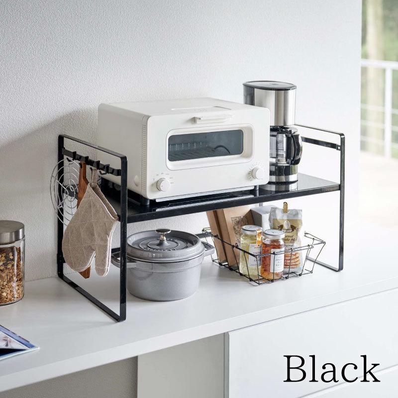 タワー トースターラック ワイド 高さ調節 スチールラック キッチン収納 ラック tower TOWER 5162 5163 山崎実業 |  | 09