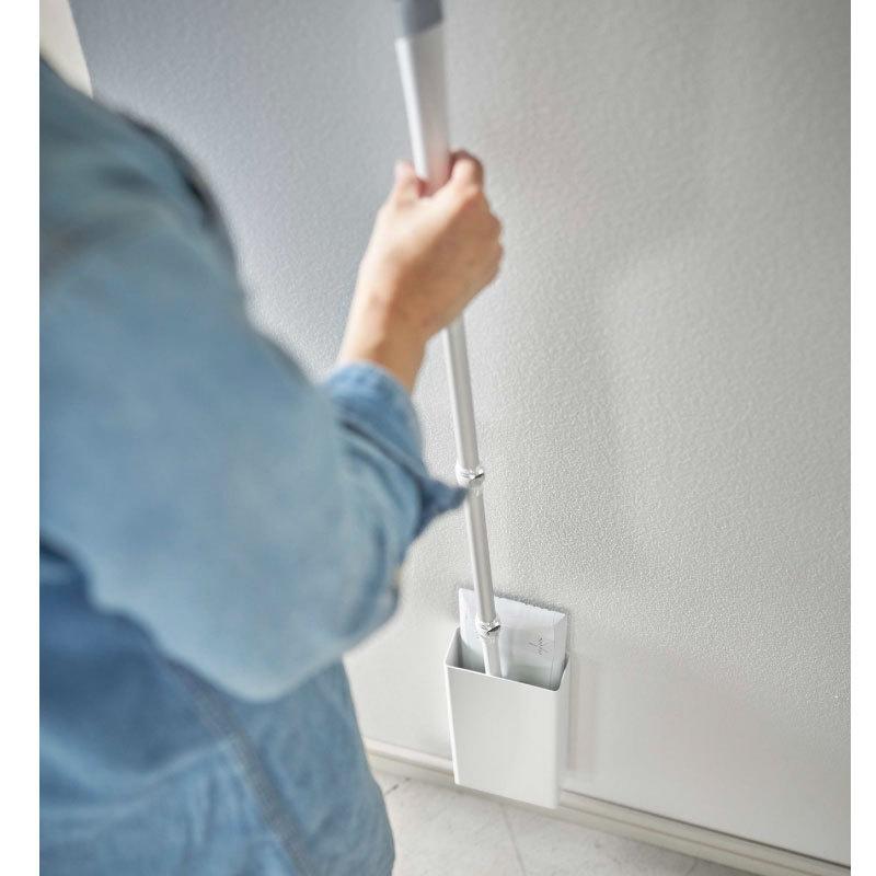 タワー フローリングワイパースタンド マグネット 壁面収納 磁石 省スペース 便利 掃除道具収納 tower TOWER 5387 5388 山崎実業 |  | 04