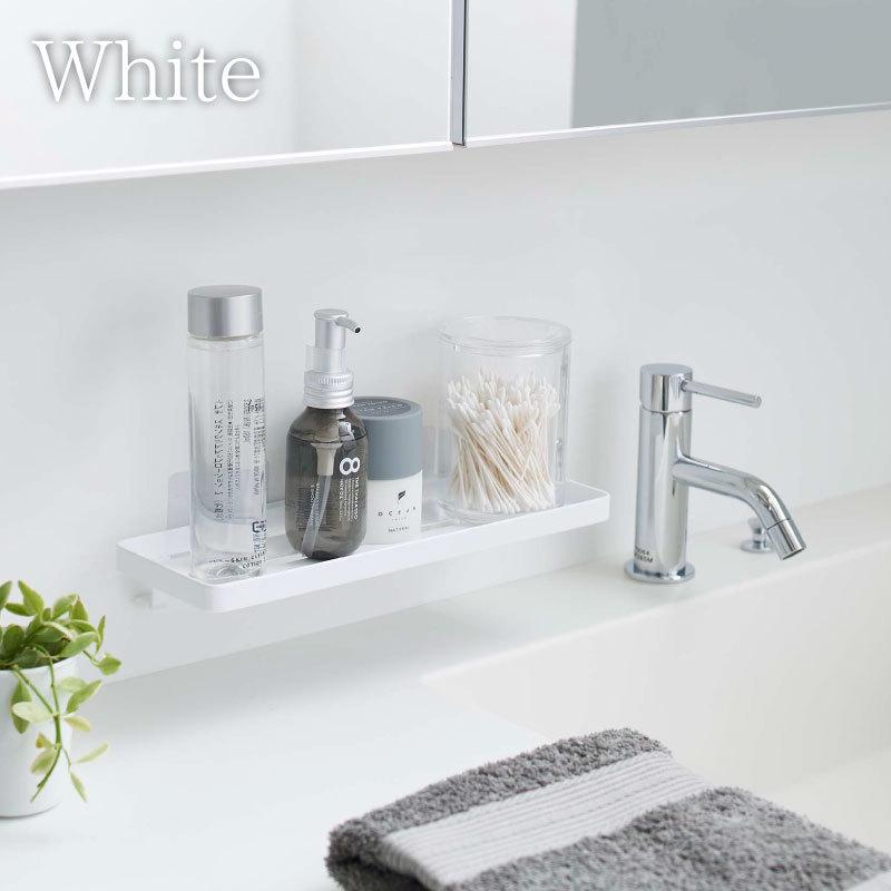 タワー フィルムフック サニタリーラック  浮かせて収納 洗面収納 ワイド 歯ブラシ コップ 洗面ラック tower TOWER 5397 5398 山崎実業 |  | 09