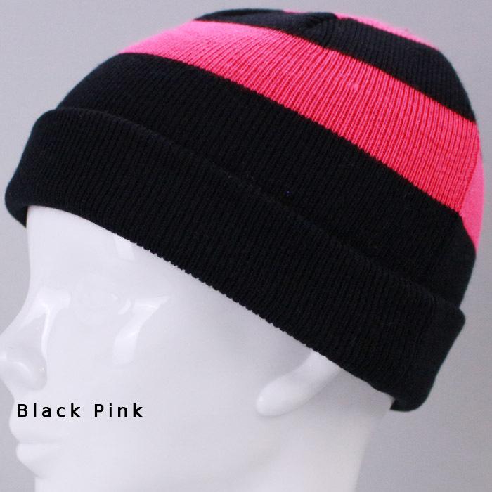 ビーニー ニットキャップ ボーダー ニット帽 COMFY BORDER BEANIE Blue
