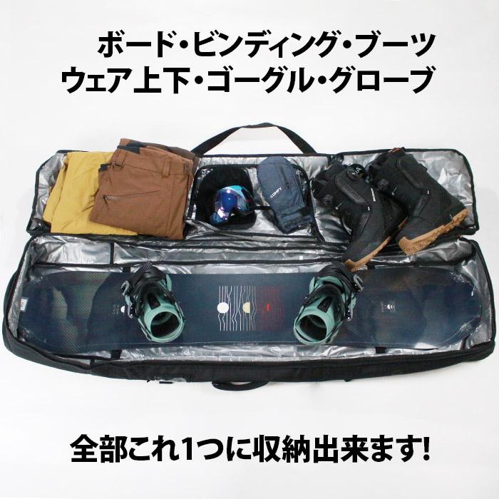 YuNi✿さん専用 スノーボード　バイン&板セット(ボードケース付き) ウィールスノーボードケース sketch 4way Wheel Board Case キャスター