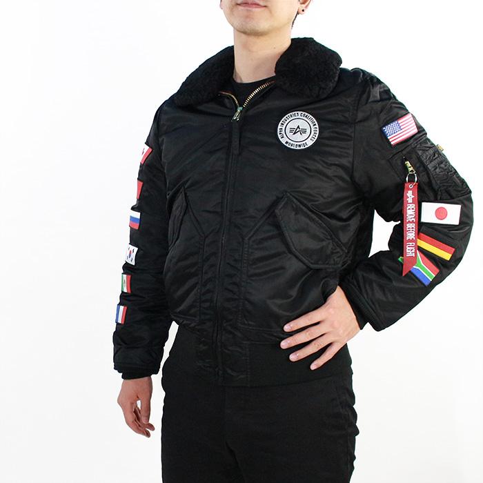 デッドストック ALPHA B-15C アルファ フライトジャケット 復刻 中古・古着通販】ALPHA (アルファ) B-15C フライトジャケット